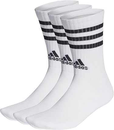 adidas 3-stripes Cushioned Crew Socks 3 Pairs CALCETINES DE LA TRIPULACIÓN Unisex niños